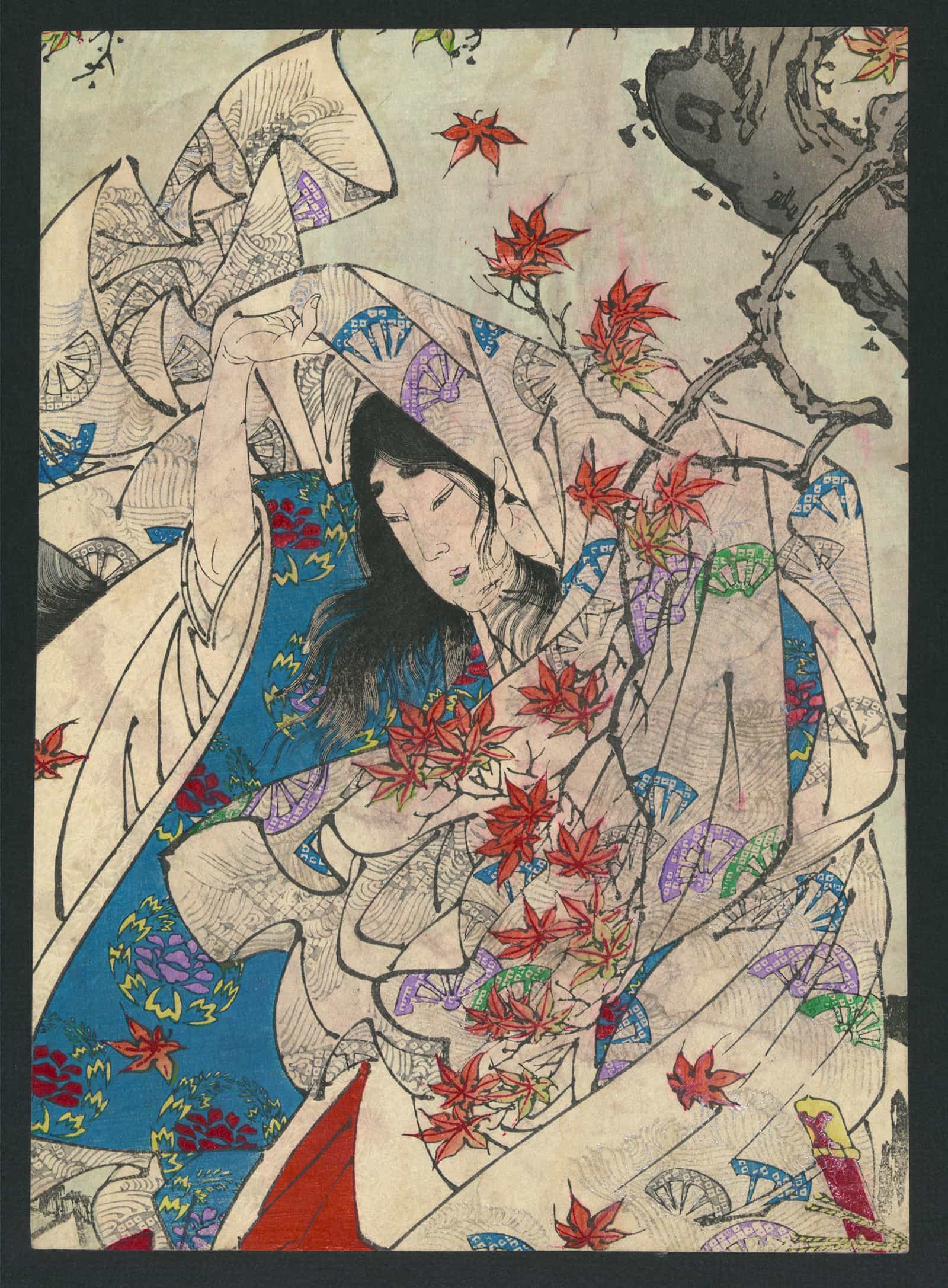 Momijigari by Tsukioka Yoshitoshi