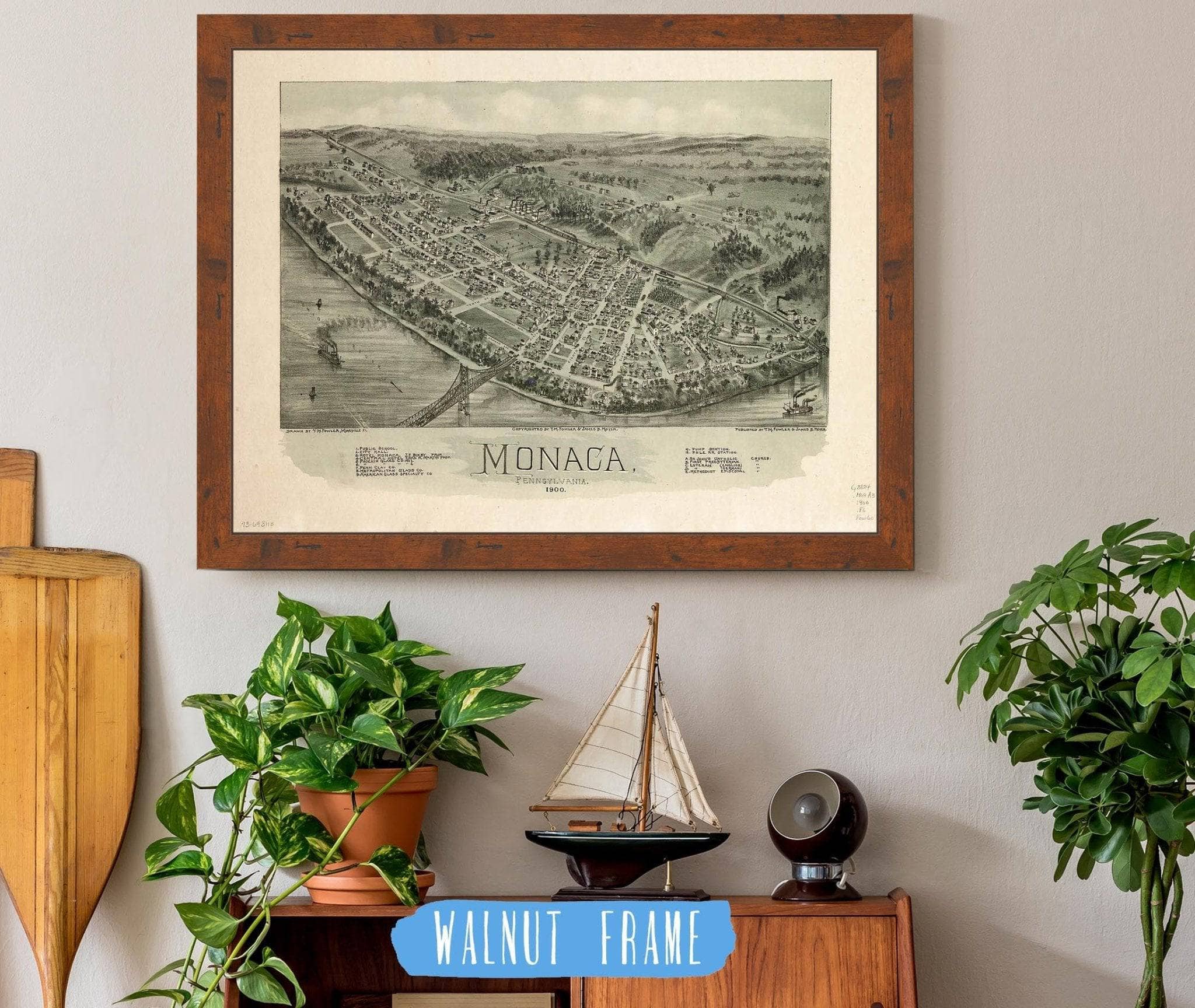 Monaca Pennsylvania 1900 State of Pennsylvania