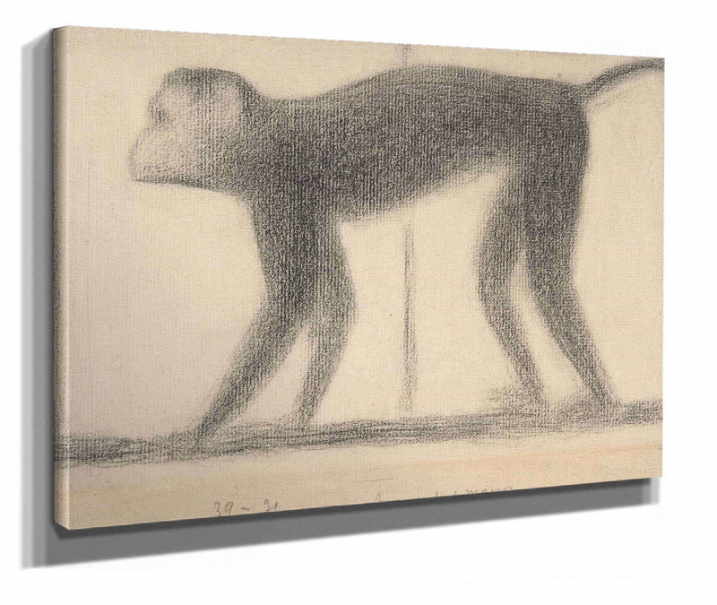 Monkey by Georges Seurat