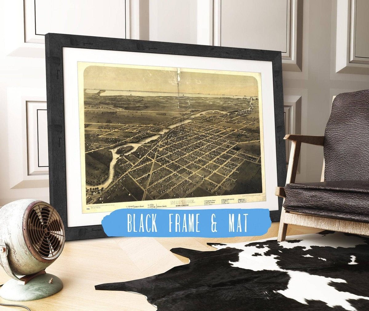 Monroe Monroe Co Michigan 1866 State of Michigan