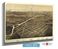 Monroe Monroe Co Michigan 1866 State of Michigan