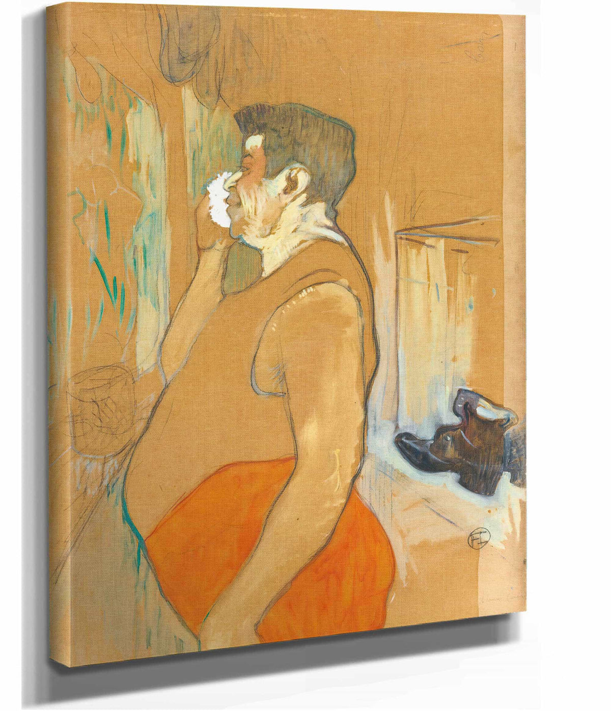 Monsieur Caudieux Acteur De Cafe Concert by Henri De Toulouse Lautrec