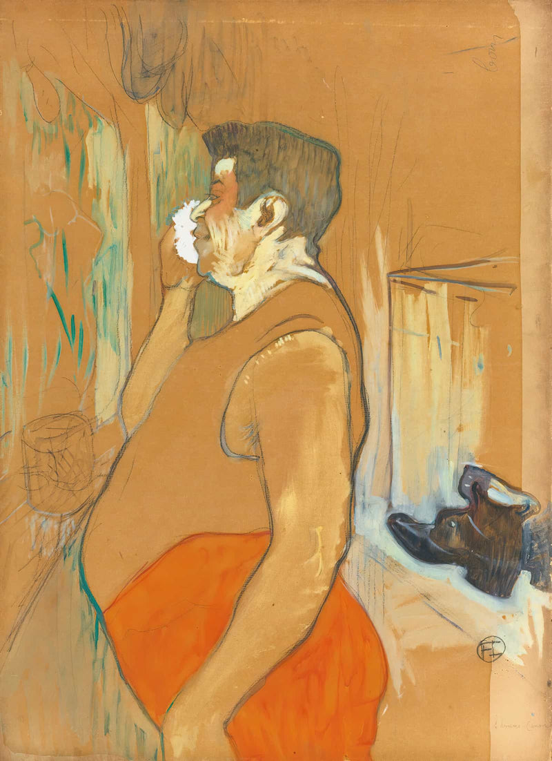 Monsieur Caudieux Acteur De Cafe Concert by Henri De Toulouse Lautrec