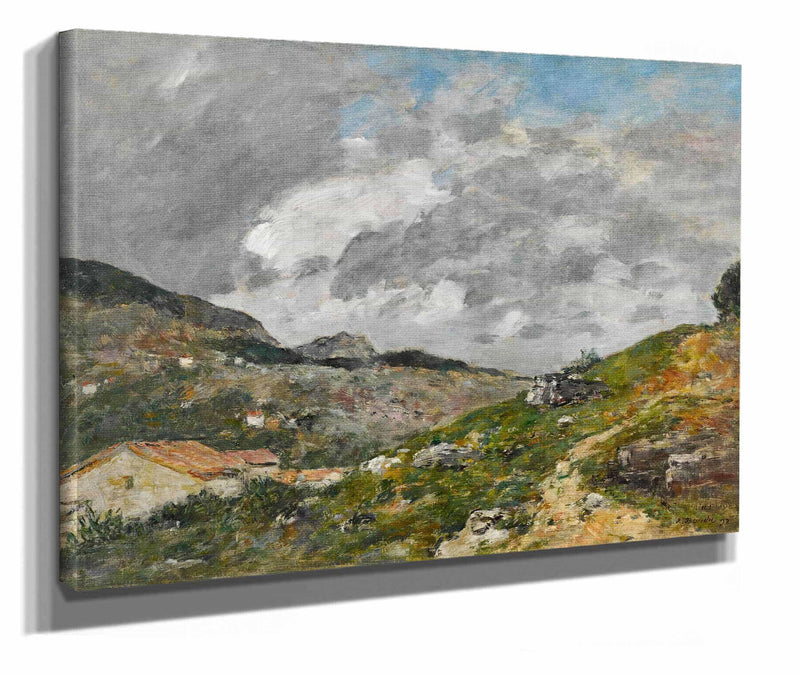 Montagnes Environs De Nice by Eugene Boudin
