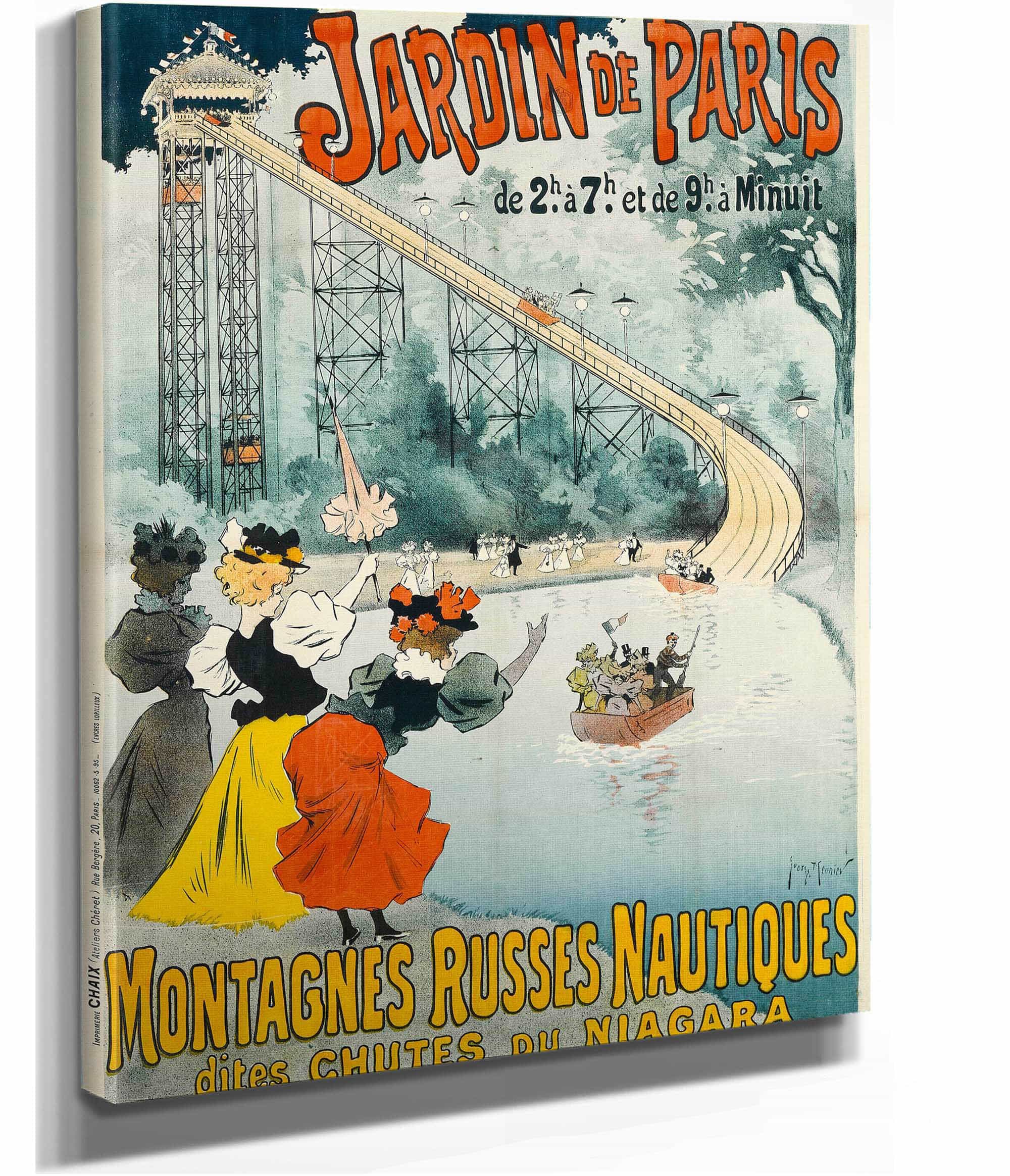 Montagnes Russes Nautiques Dites Chutes Du Niagara by Georges Meunier