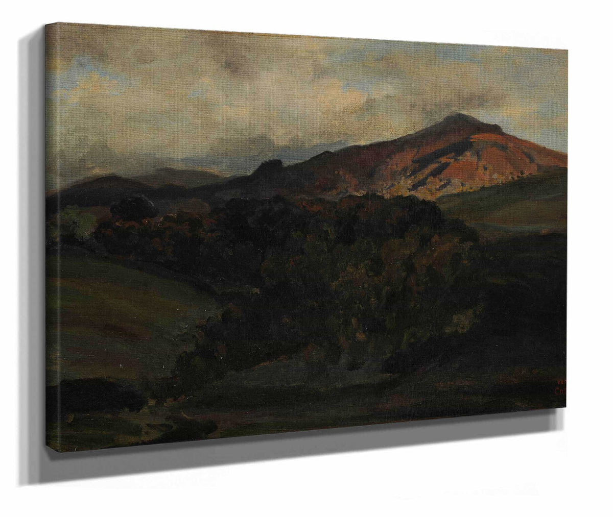Monte Cavo by Jean Baptiste Camille Corot