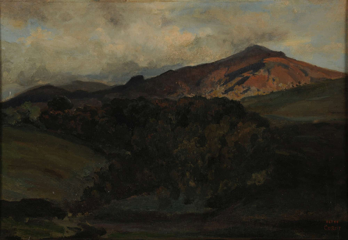 Monte Cavo by Jean Baptiste Camille Corot