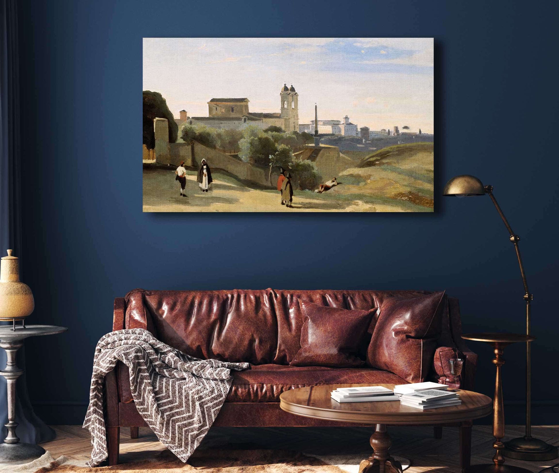 Monte Pincio Rome by Jean Baptiste Camille Corot