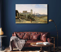 Monte Pincio Rome by Jean Baptiste Camille Corot