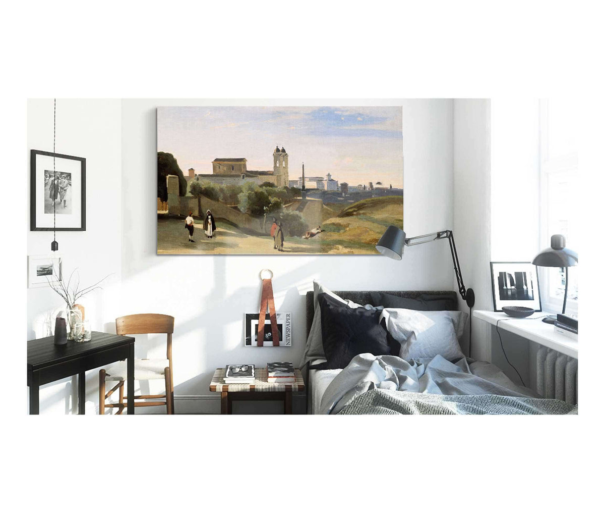 Monte Pincio Rome by Jean Baptiste Camille Corot