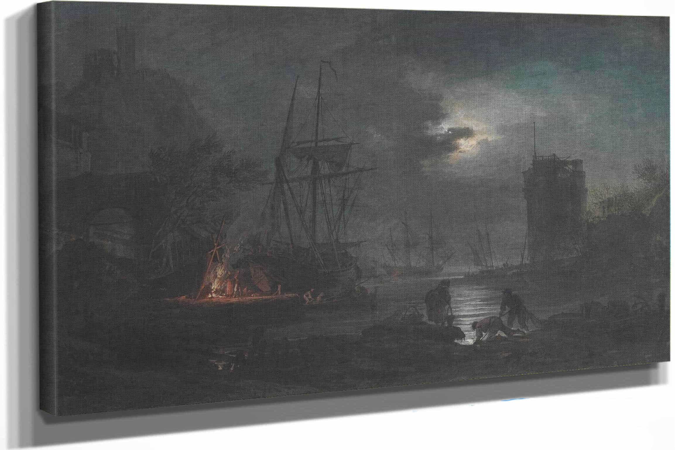 Moonlight by Claude Joseph Vernet