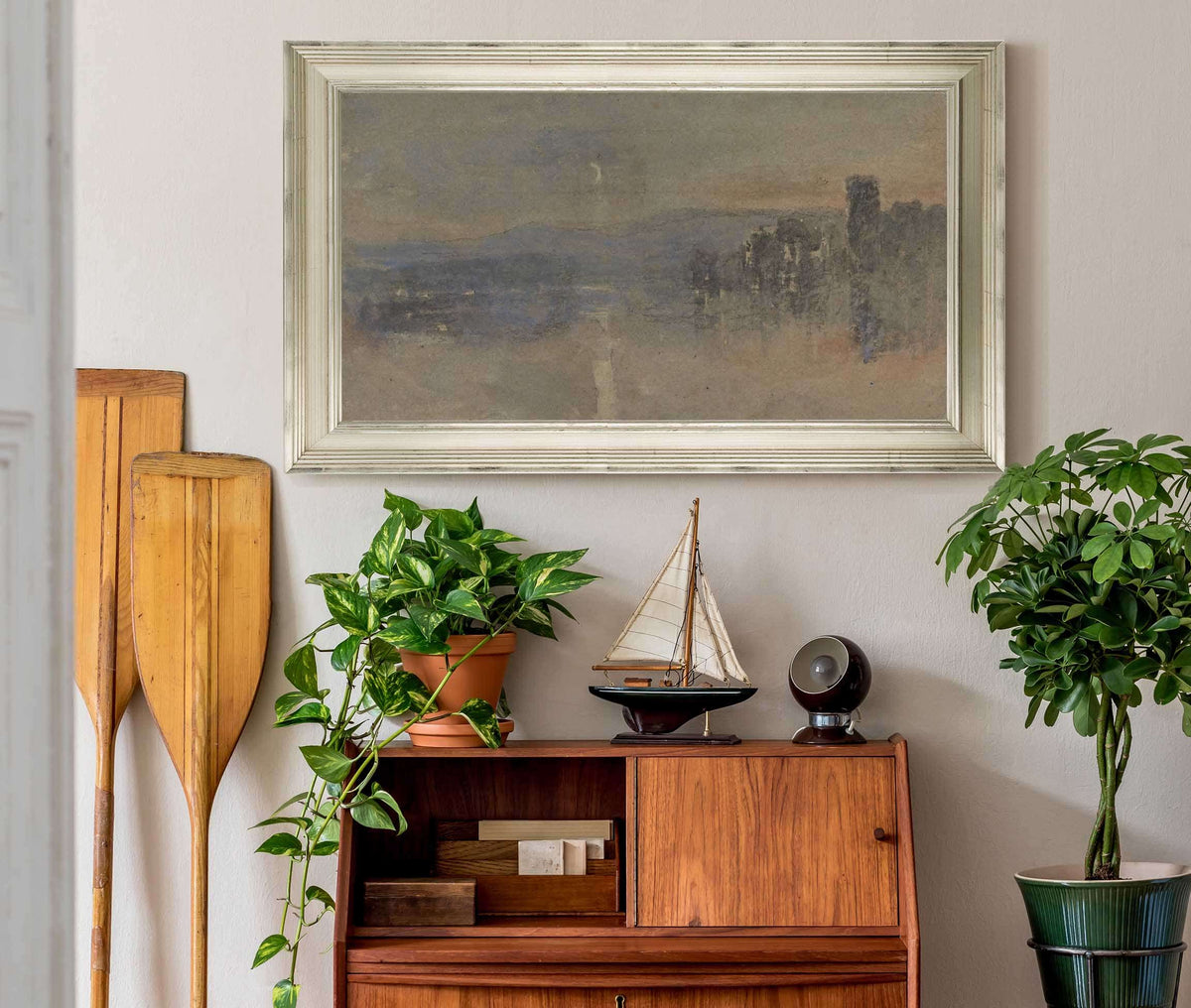 Moonlight Landscape S by David Cox