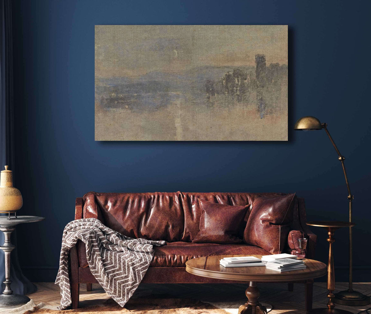 Moonlight Landscape S by David Cox