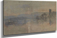 Moonlight Landscape S by David Cox