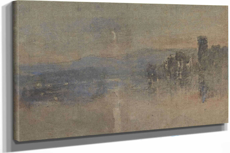 Moonlight Landscape S by David Cox