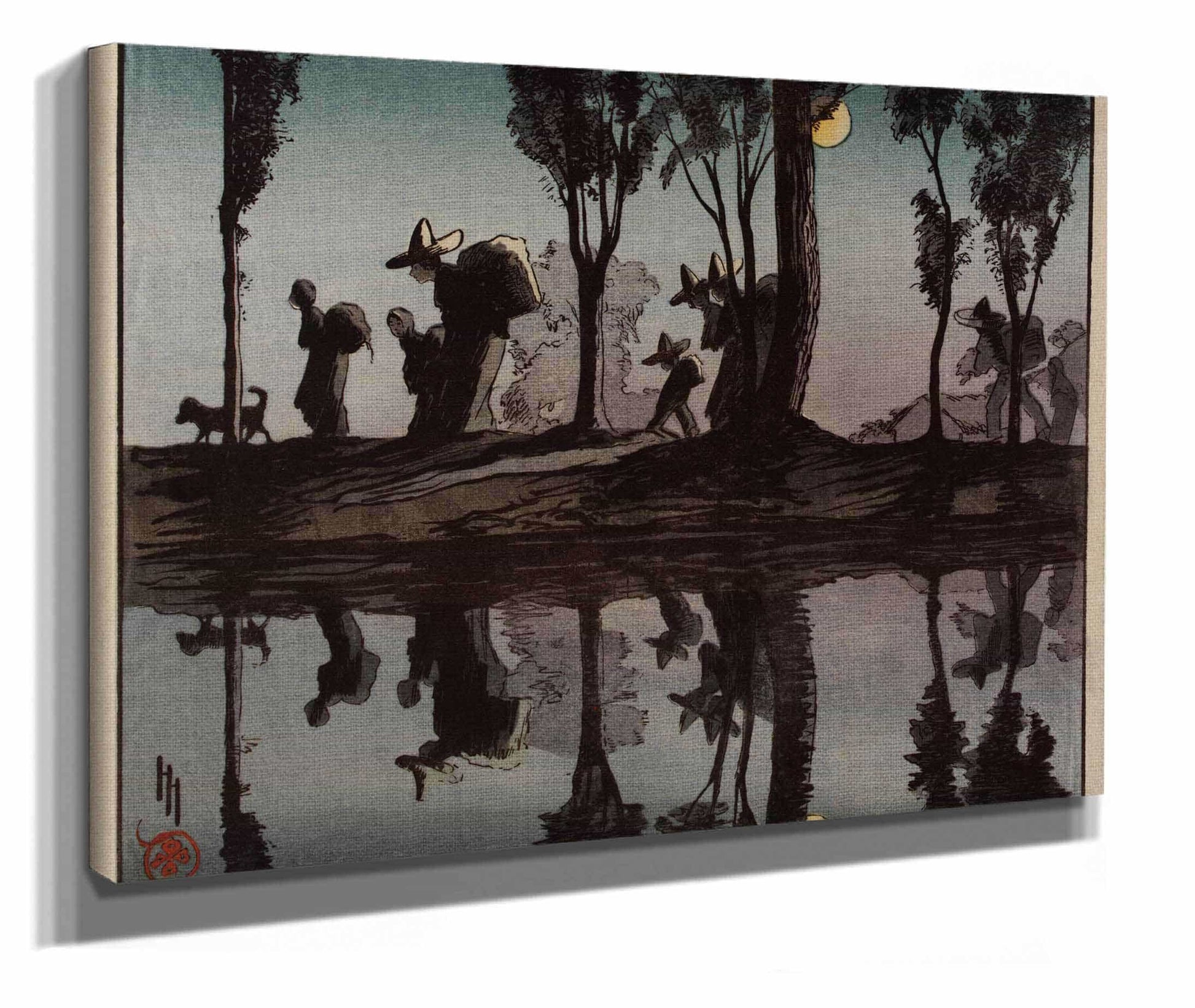 Moonlight On The Viga Canal by Helen Hyde