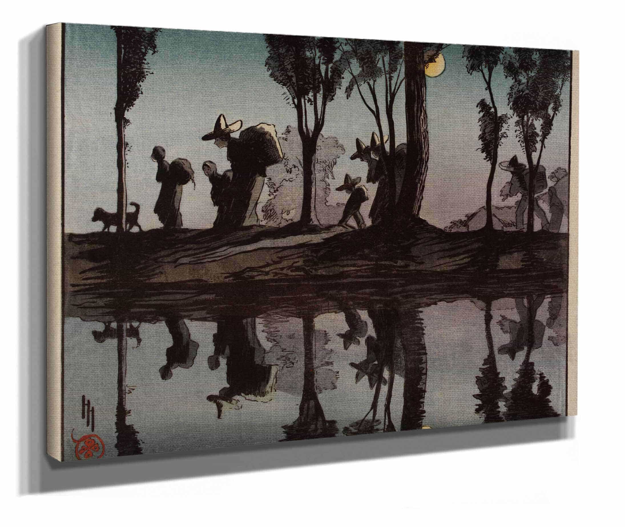 Moonlight On The Viga Canal by Helen Hyde