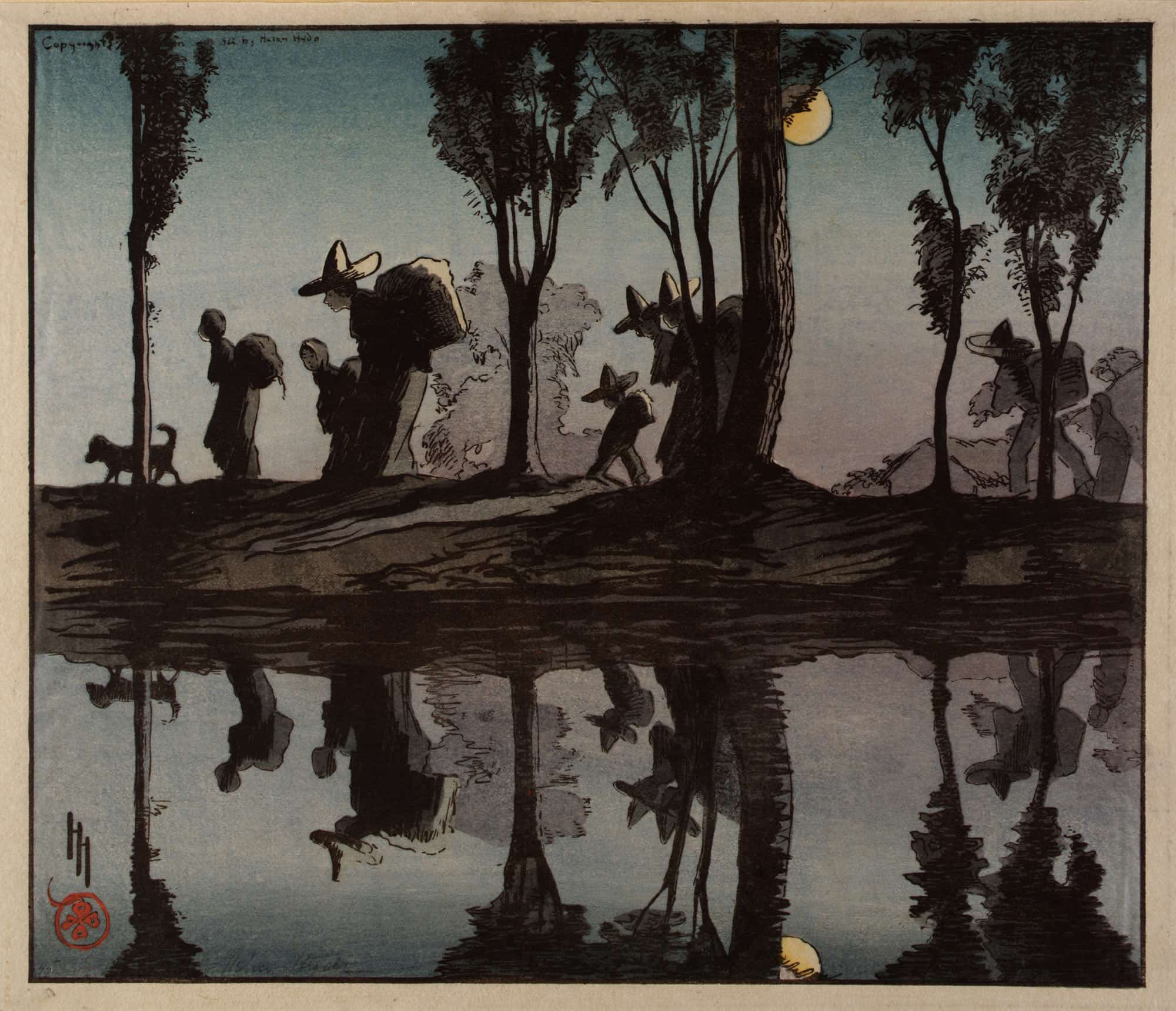 Moonlight On The Viga Canal by Helen Hyde