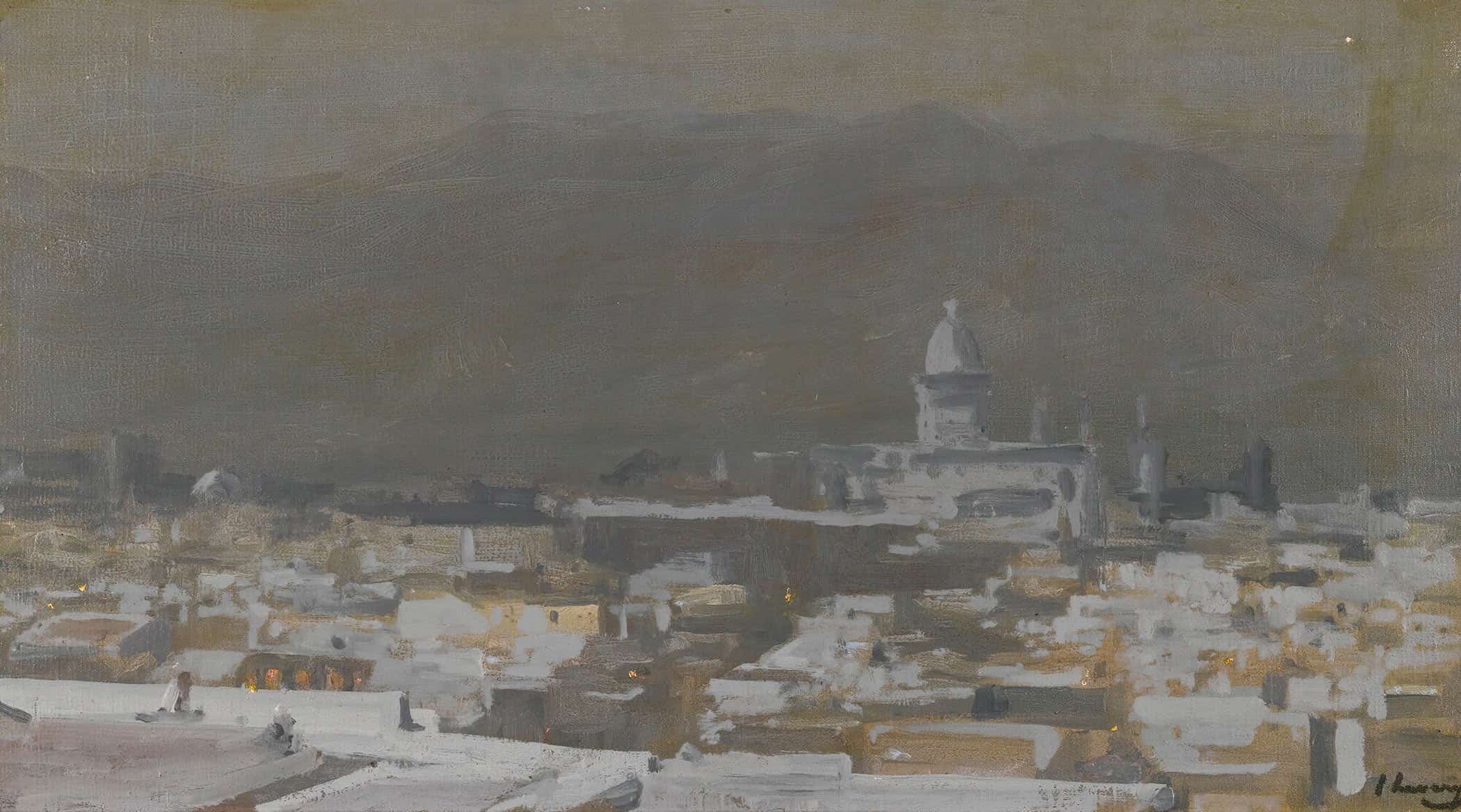 Moonlight Tetuan Morocco by Sir John Lavery