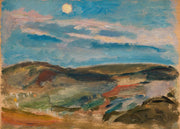 Moonlit Hill by Tadeusz Makowski