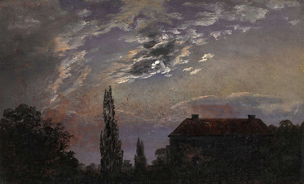 Moonlit Landscape by Johan Christian Dahl