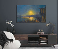 Moonrise Over The Golden Horn by Ivan Konstantinovich Aivazovsky