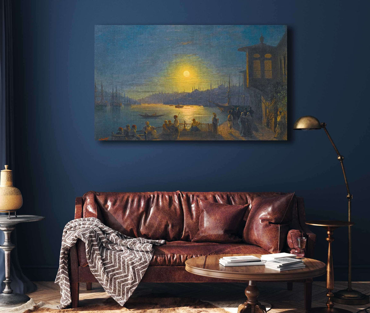 Moonrise Over The Golden Horn by Ivan Konstantinovich Aivazovsky