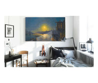 Moonrise Over The Golden Horn by Ivan Konstantinovich Aivazovsky