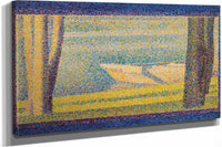 Moored Boats And Trees by Georges Seurat