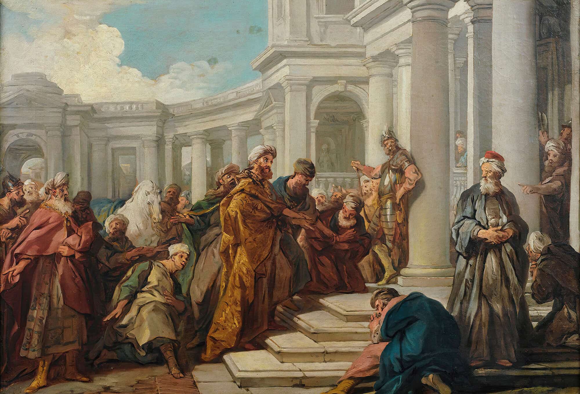 Mordecais Disdain by Jean Francois De Troy