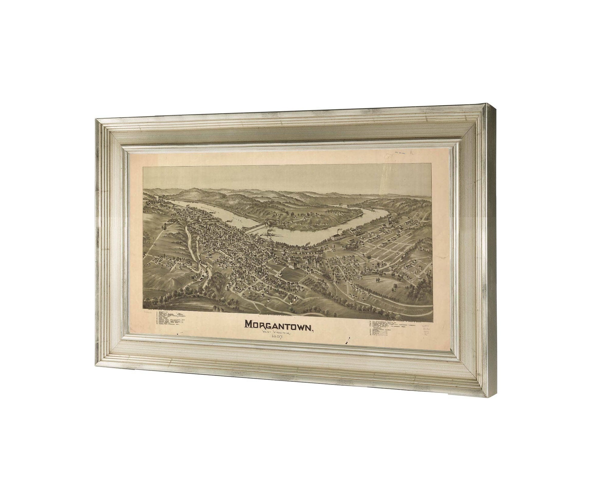 Morgantown West Virginia 1897  State Of West Virginia