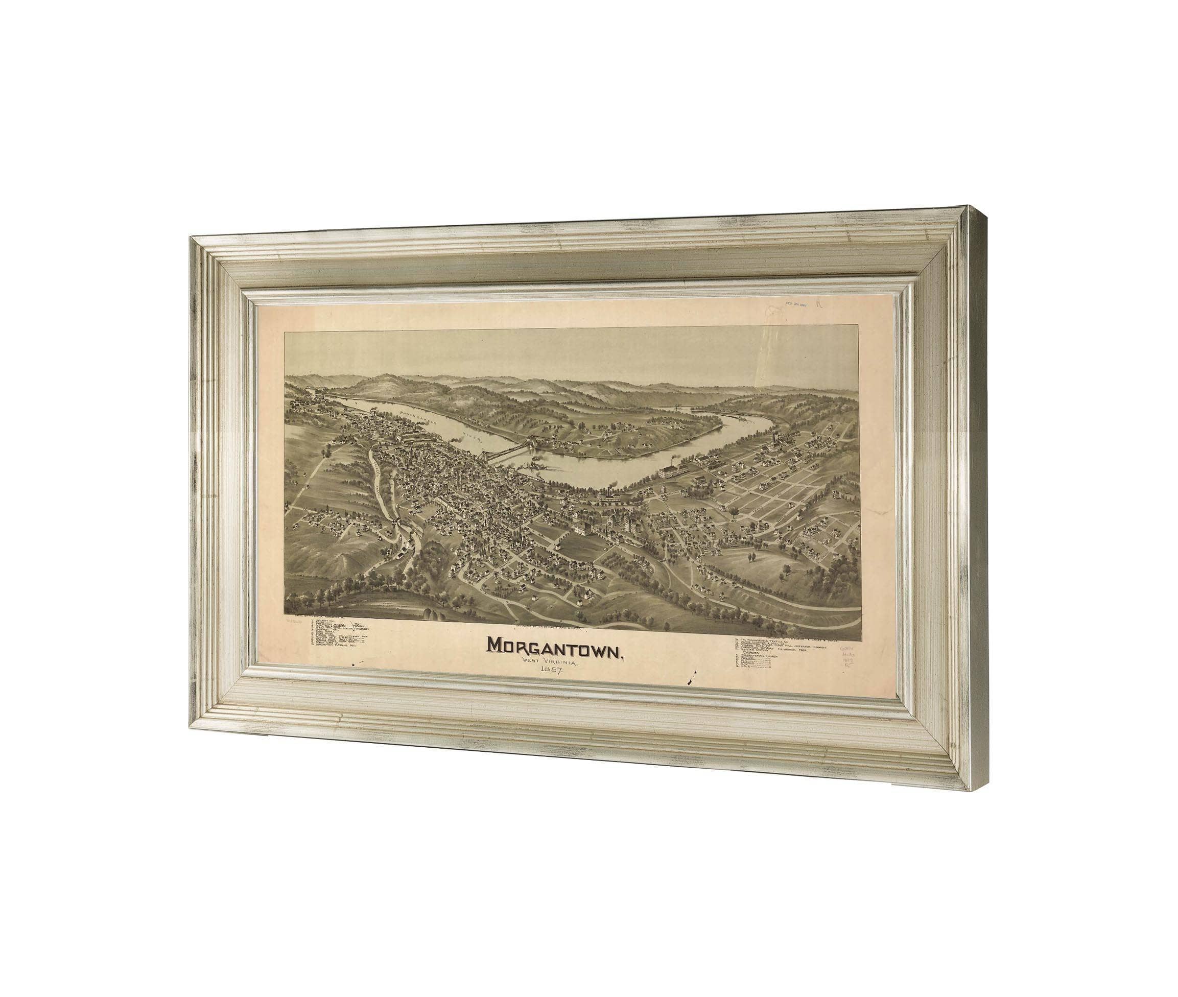 Morgantown West Virginia 1897  State Of West Virginia