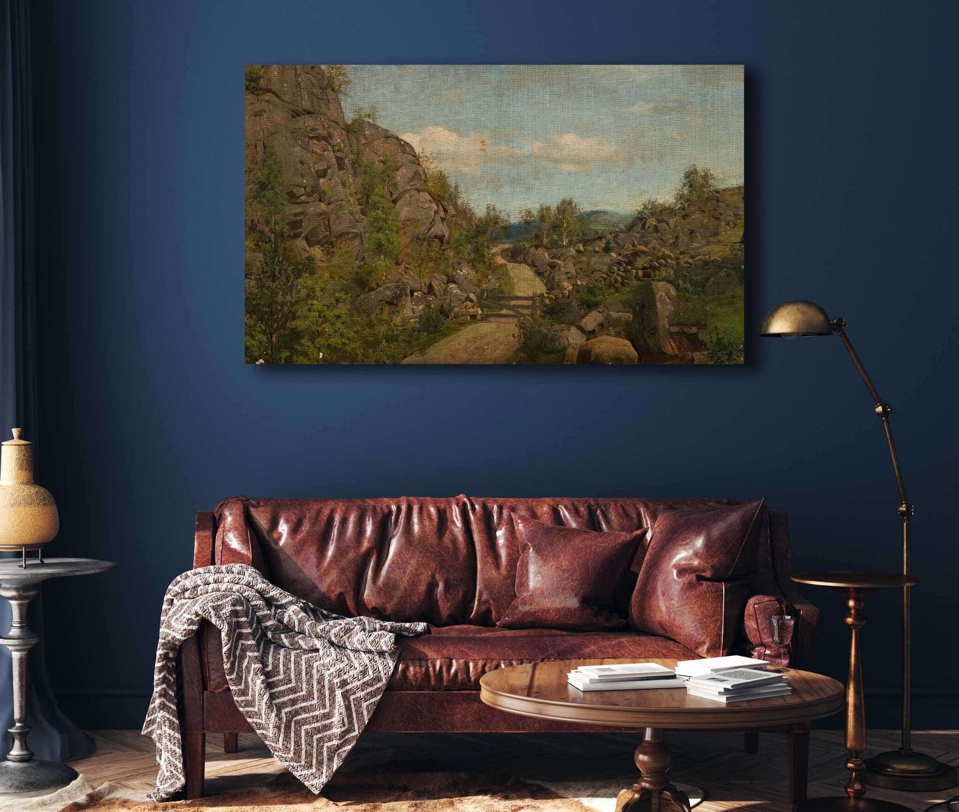 Morgenstemning Ved Froislandsveien Mandal by Amaldus Nielsen