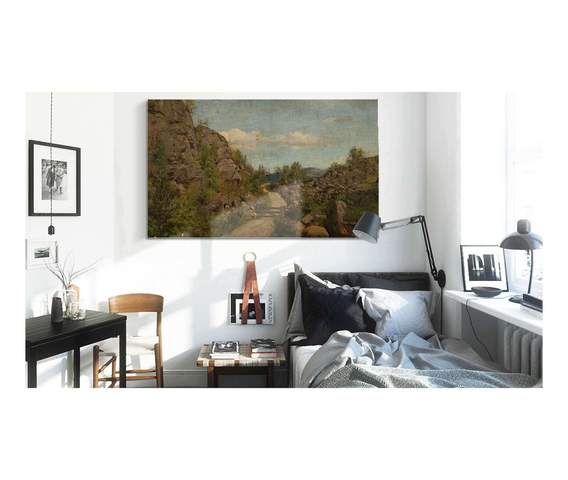 Morgenstemning Ved Froislandsveien Mandal by Amaldus Nielsen
