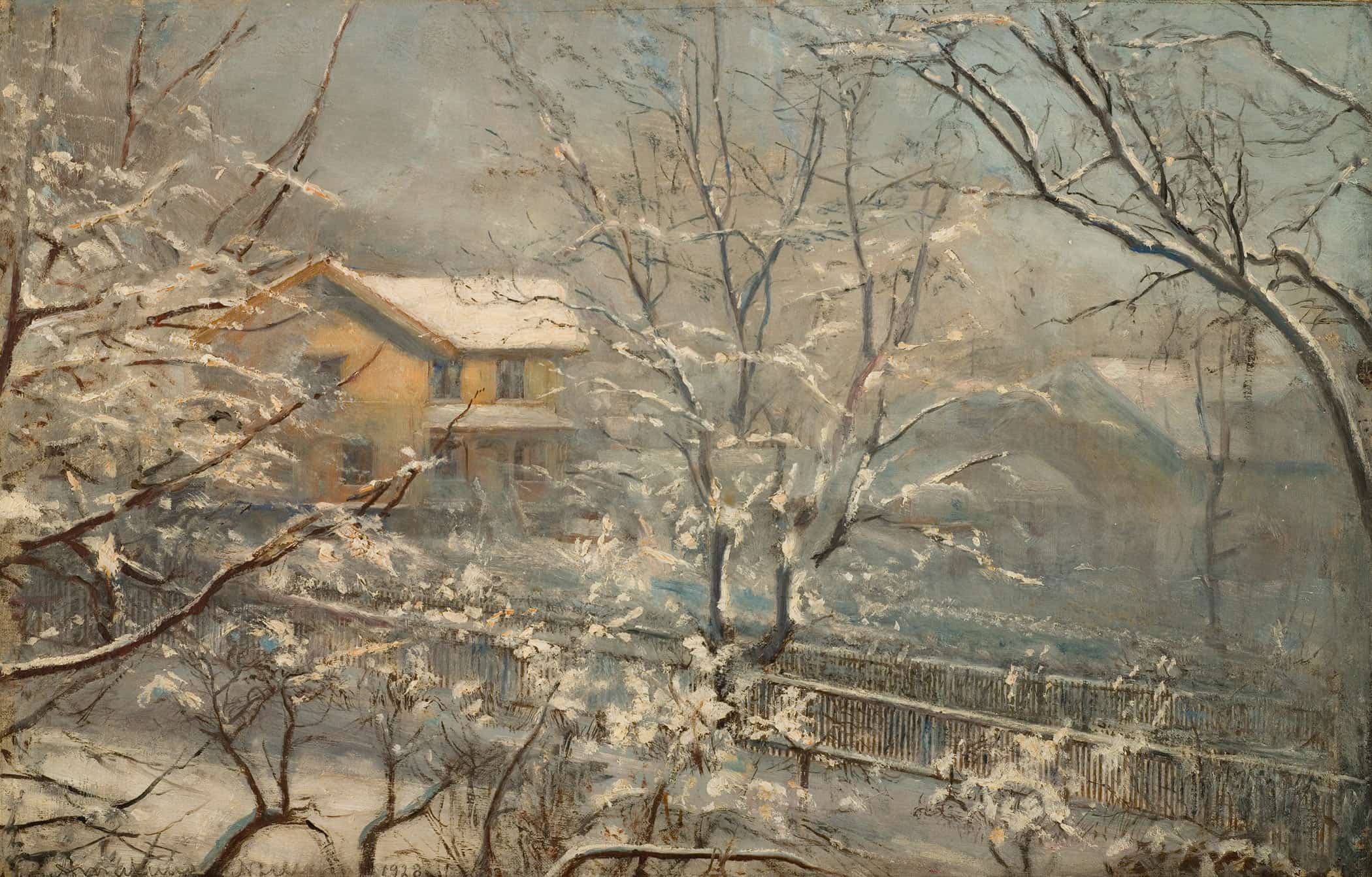 Morgenstemning Ved Majorstuveien by Amaldus Nielsen
