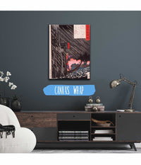 Mori Motonari Attacking Sue Harutaka At Itsukushima by Tsukioka Yoshitoshi