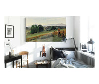 Mornex Haute Savoie Au Fond Le Mole by Jean Baptiste Camille Corot