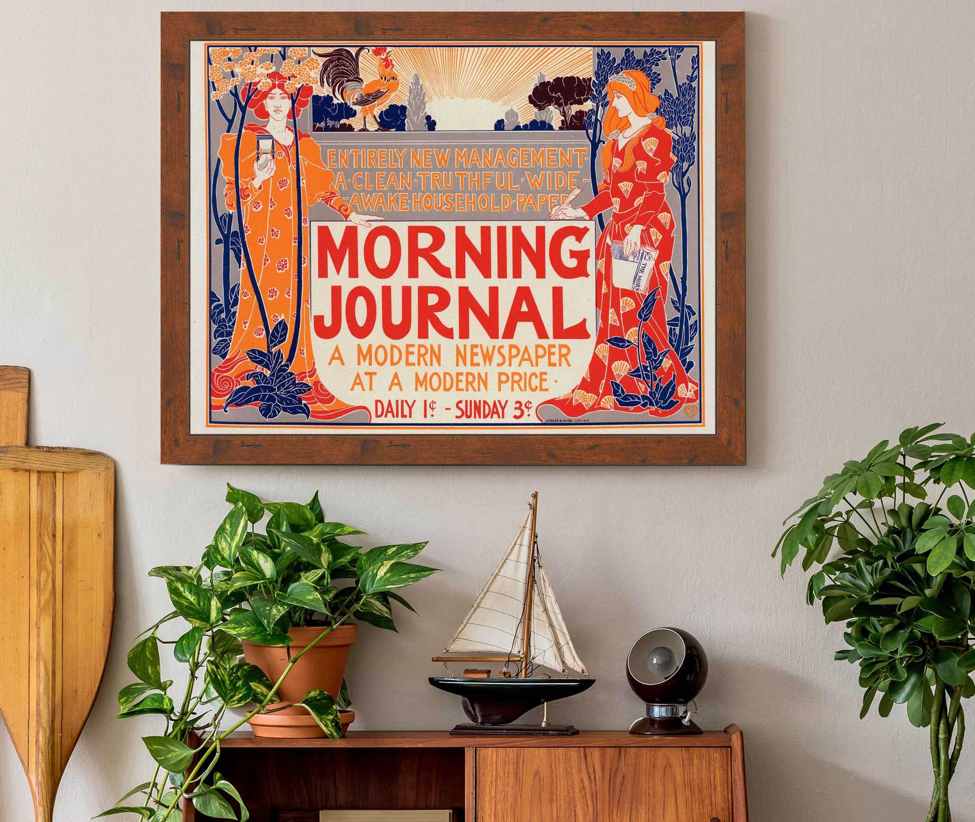 Morning Journal by Louis Rhead