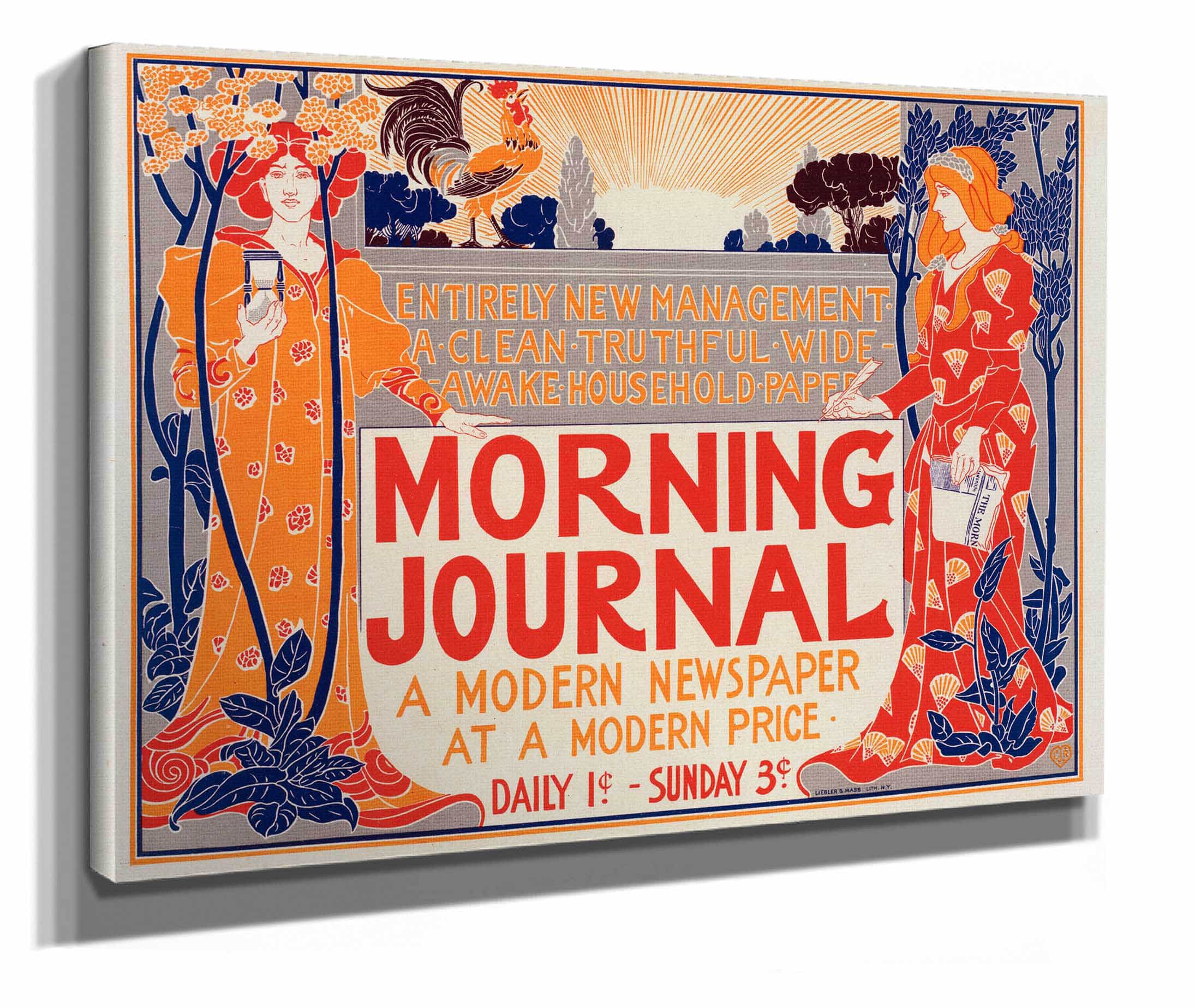 Morning Journal by Louis Rhead