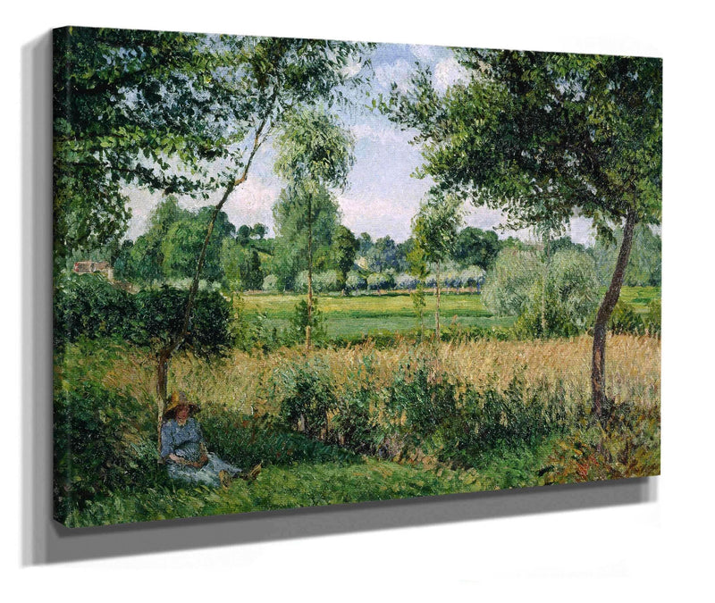 Morning Sunlight Effect Eragny by Camille Pissarro