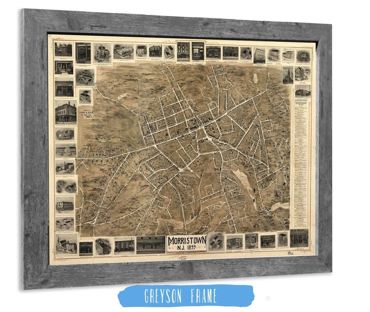 Morristown Nj 1899 State of New Jersey