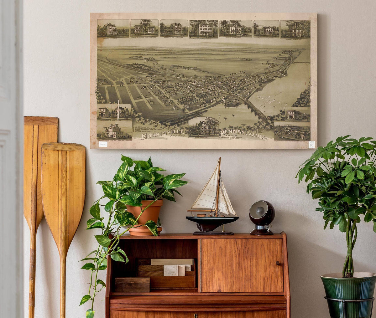 Morrisville Bucks County Pennsylvania 1893  State Of Pennsylvania