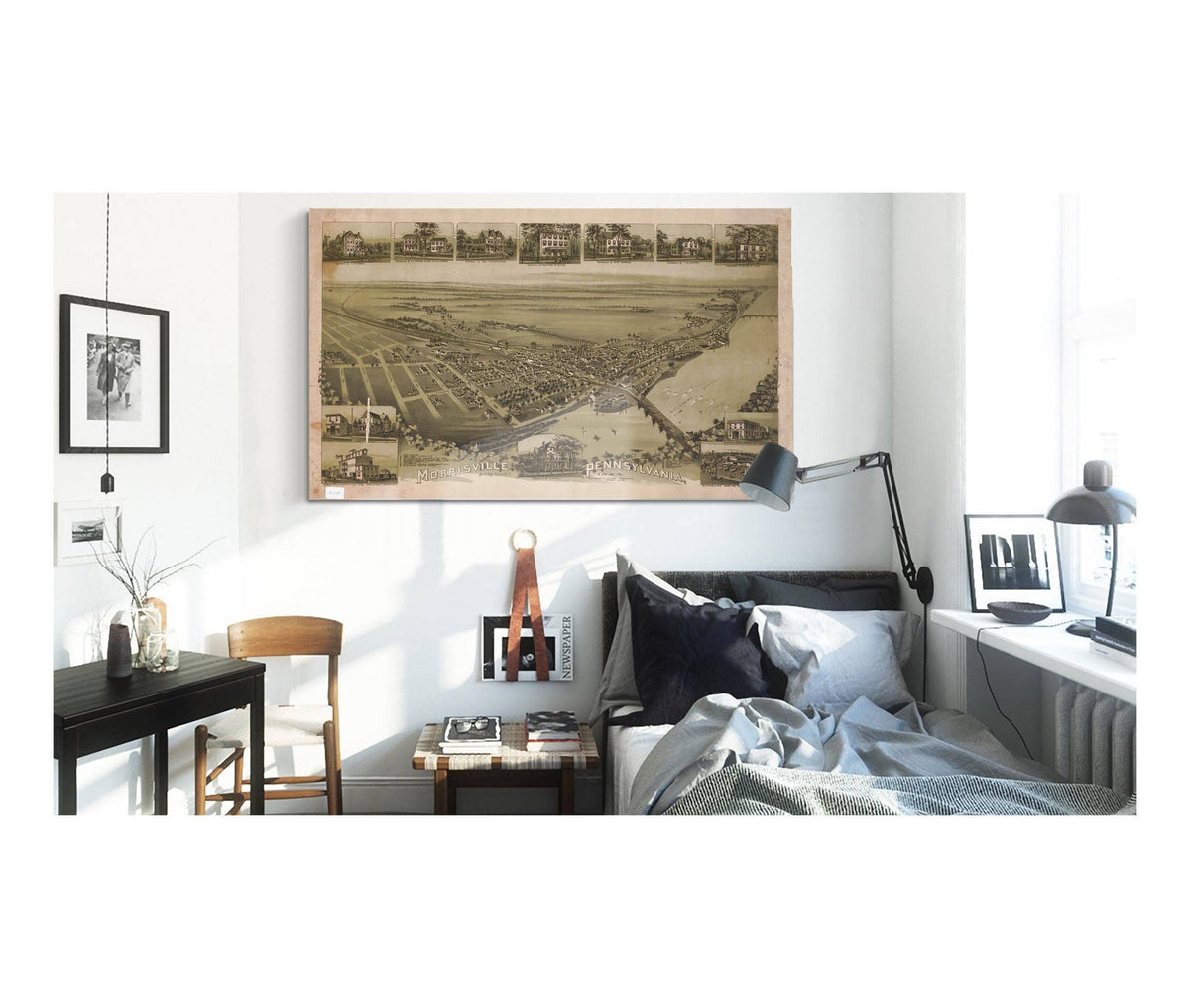 Morrisville Bucks County Pennsylvania 1893  State Of Pennsylvania