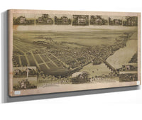 Morrisville Bucks County Pennsylvania 1893  State Of Pennsylvania