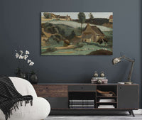 Morvan Petit Moulin by Jean Baptiste Camille Corot