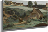 Morvan Petit Moulin by Jean Baptiste Camille Corot