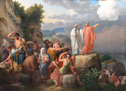Moses Lader Det Rode Hav Vende Tilbage Og Faraos Haer Oversvommes by Christoffer Wilhelm Eckersberg