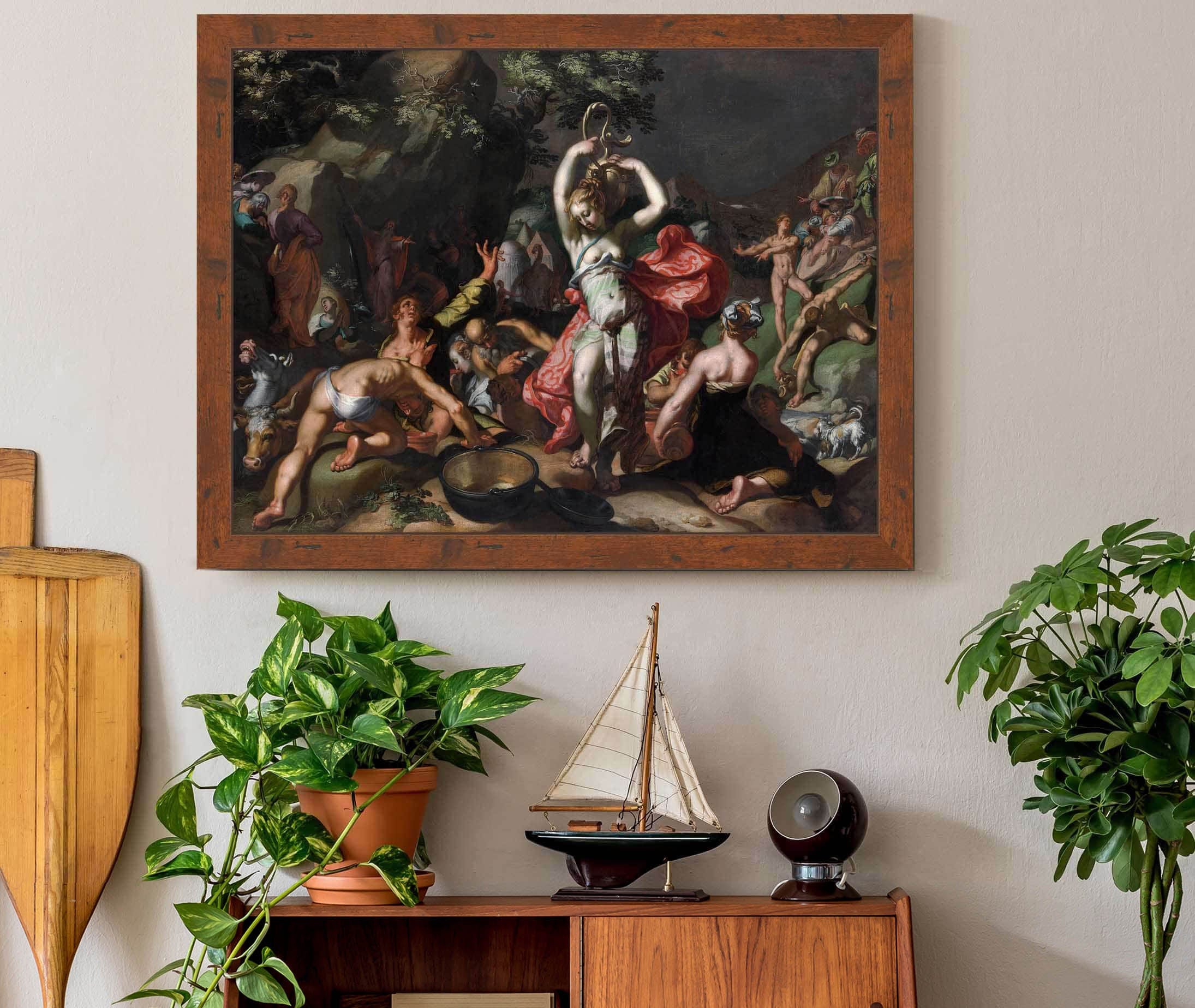 Moses Striking The Rock by Abraham Bloemaert