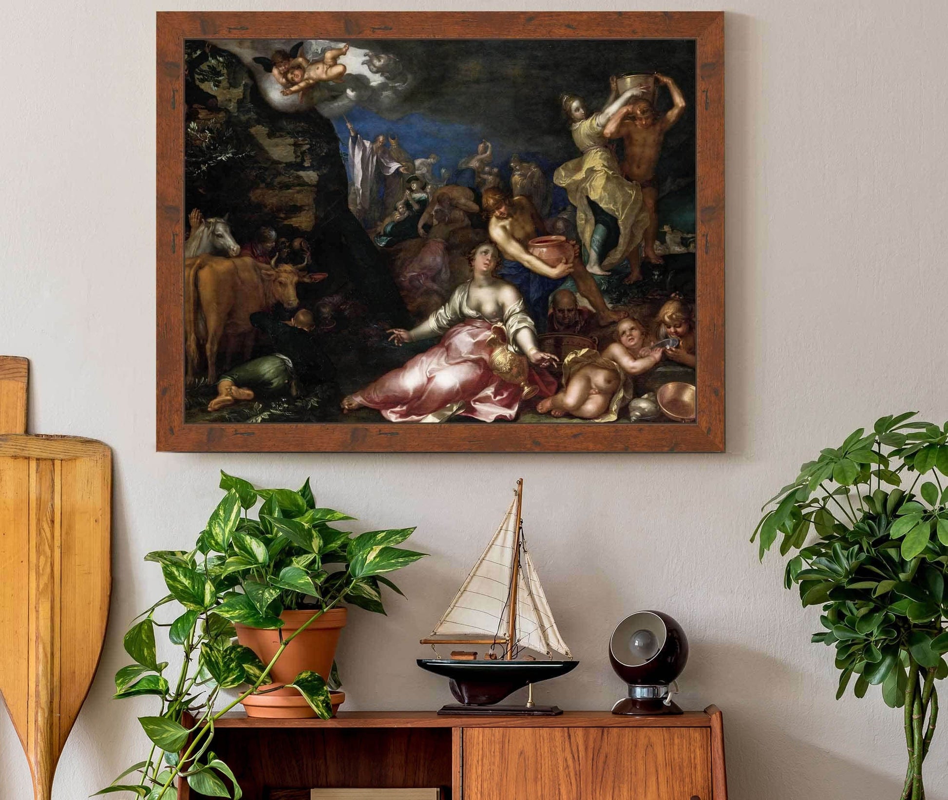Moses Striking The Rock by Abraham Bloemaert