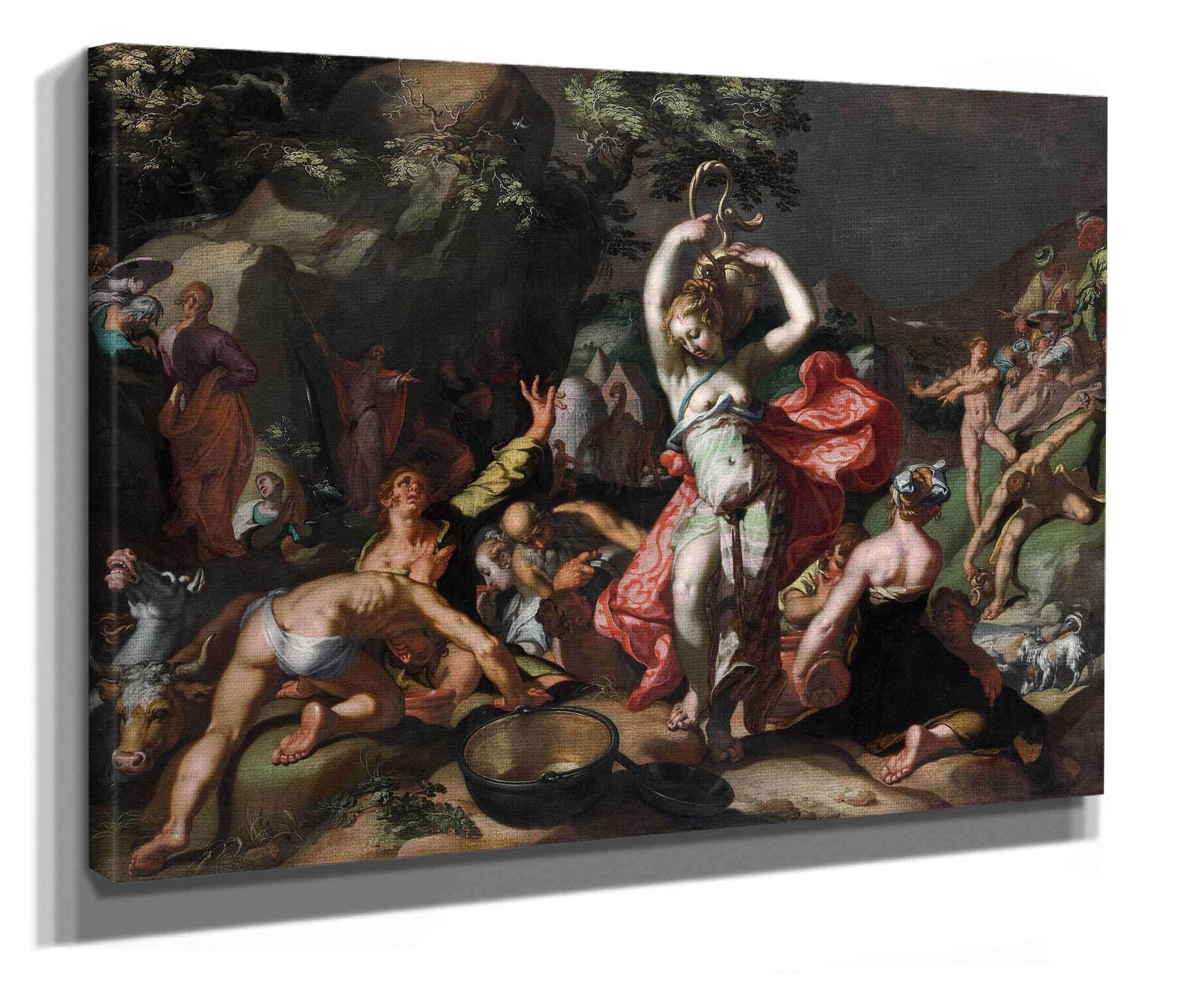 Moses Striking The Rock by Abraham Bloemaert
